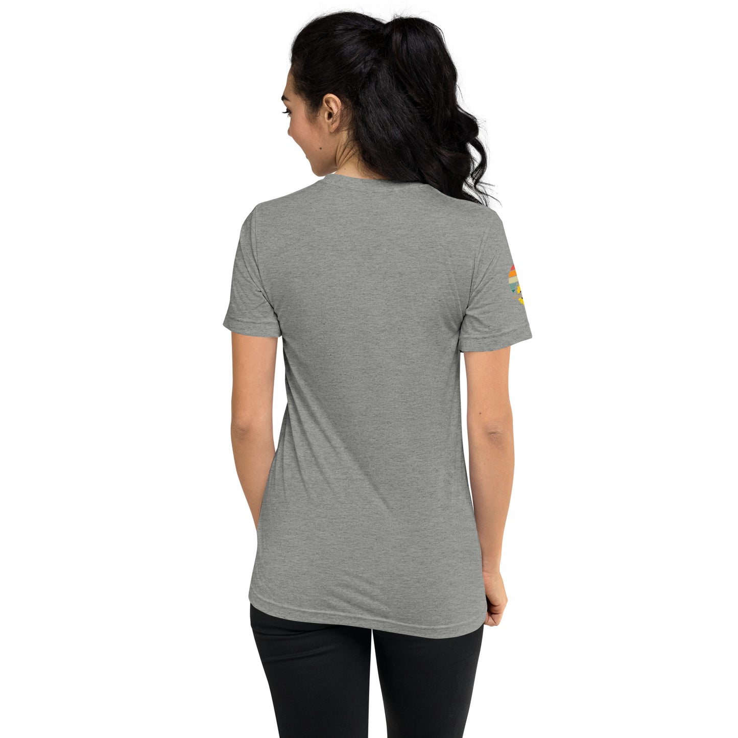 Shreddy Betty MTB tee back view for outdoor adventure apparel.