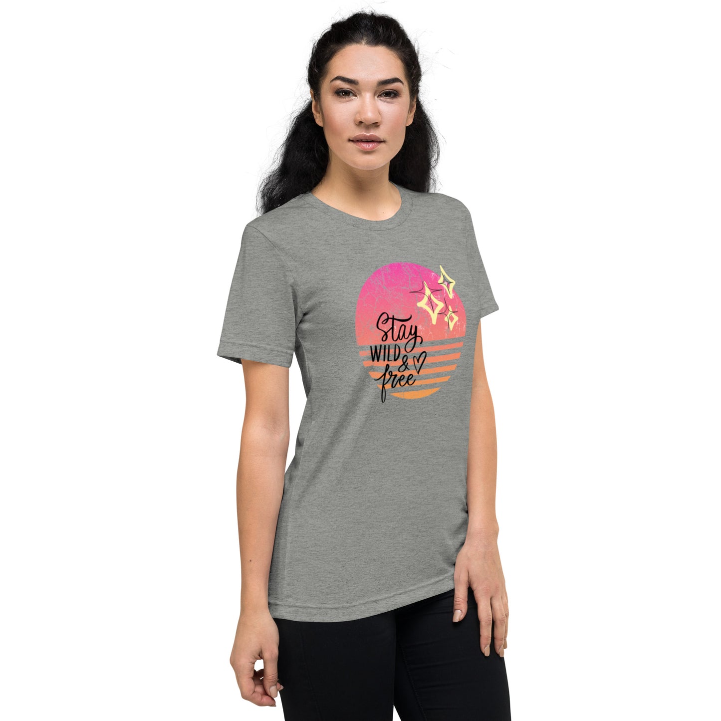 Stay Wild & Free Inspo Tee for outdoor adventure apparel
