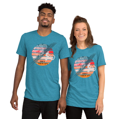 Bike Therapy Unisex t-shirt for outdoor adventure apparel.