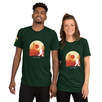 Desert Yeti Lyfe T-shirt for outdoor adventures, featuring a graphic design perfect for casual outdoor wear.